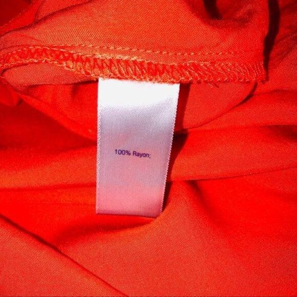 Jennifer Lopez Women's Sequin Orange Blouse Sz M - Picture 4 of 15